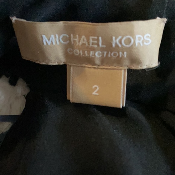 NWOT Michael Kors Collection SZ: 2 Fringe Striped Halter dress size 2 - Picture 7 of 10